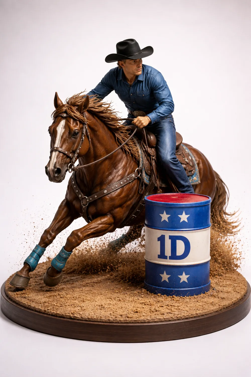 Male Barrel Racing - Free 3D Print Model - MakerWorld