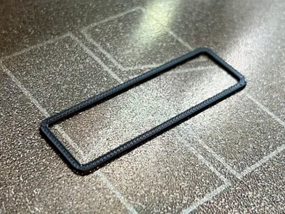 Frame mailbox sign for 60mm x 18mm
