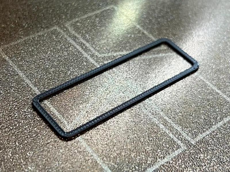 Rahmen Briefkastenschild für 60mm x 18mm
