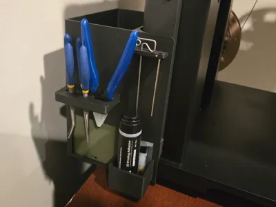 Poop bin for FlashForge AD5X incl Tool Storage