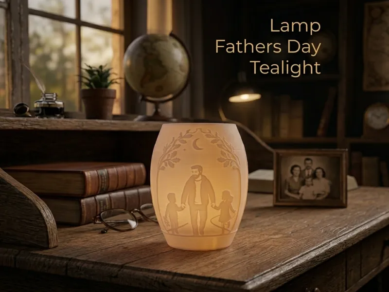 Lamp Fathers Day Tealight