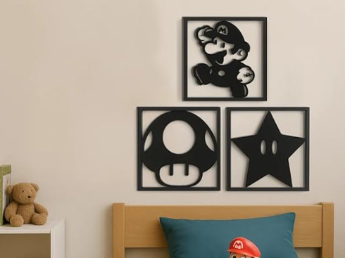 Quadros Simples Super Mário World