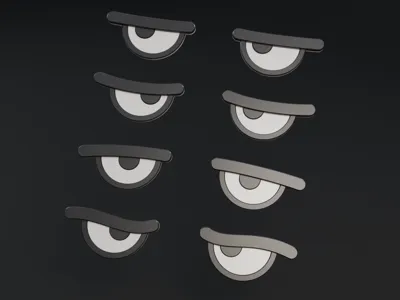 Robot vacuum eyes (no AMS)
