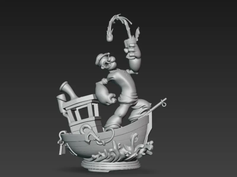 Popeye BraccioDiFerro - Classic Cartoon Statue
