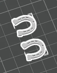 Horseshoe Earrings view 3