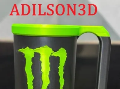 Monster Cut-out Can Holder for 473ml Can 