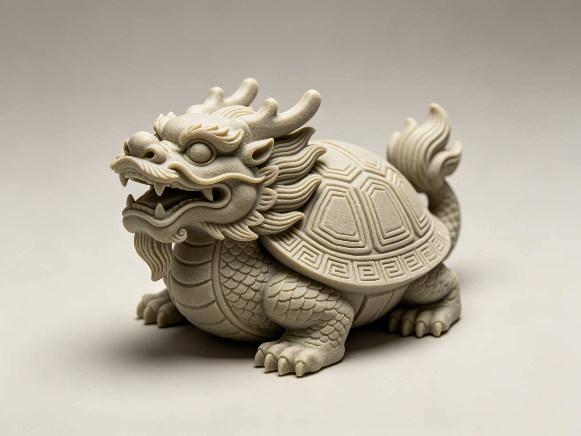 龙龟茶宠模型摆件
