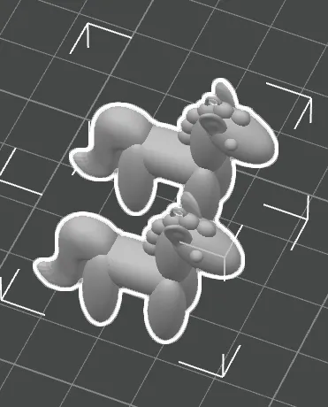 Balloon Horse Earrings view 3