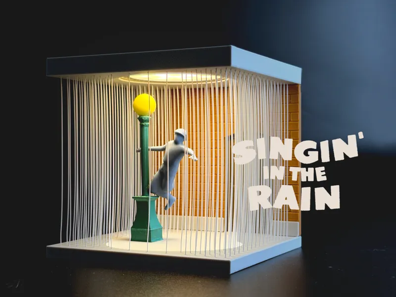 【雨中曲】小夜灯：雨中有心光，内心皆晴天。
