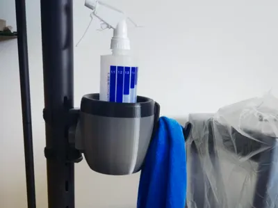 Bottle and towel hanger