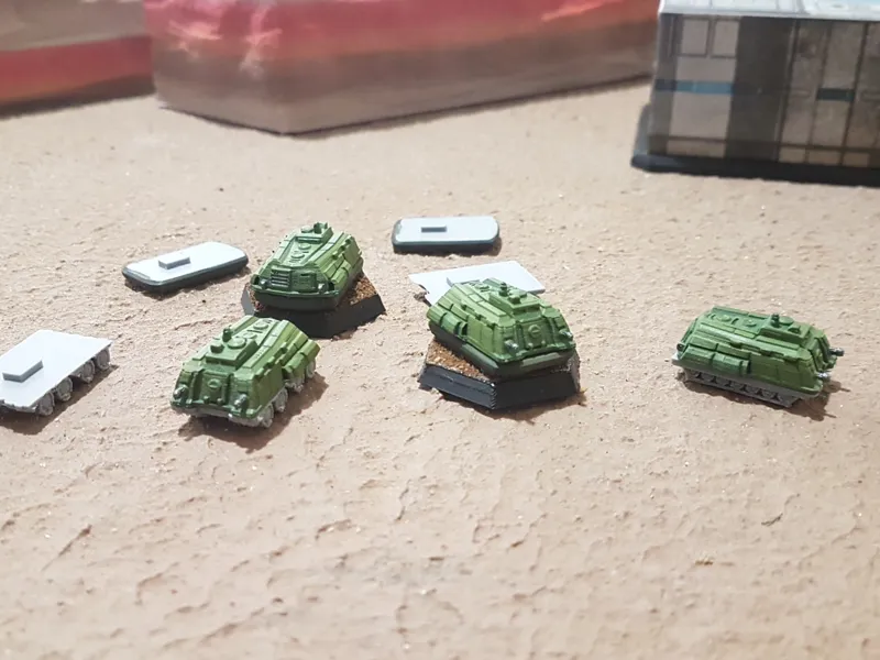 Heavy APC(MG) for Battletech - Wheeled and Tracked