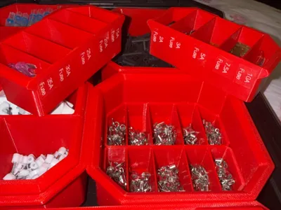 Half Size Divider for modified StackTech Bins