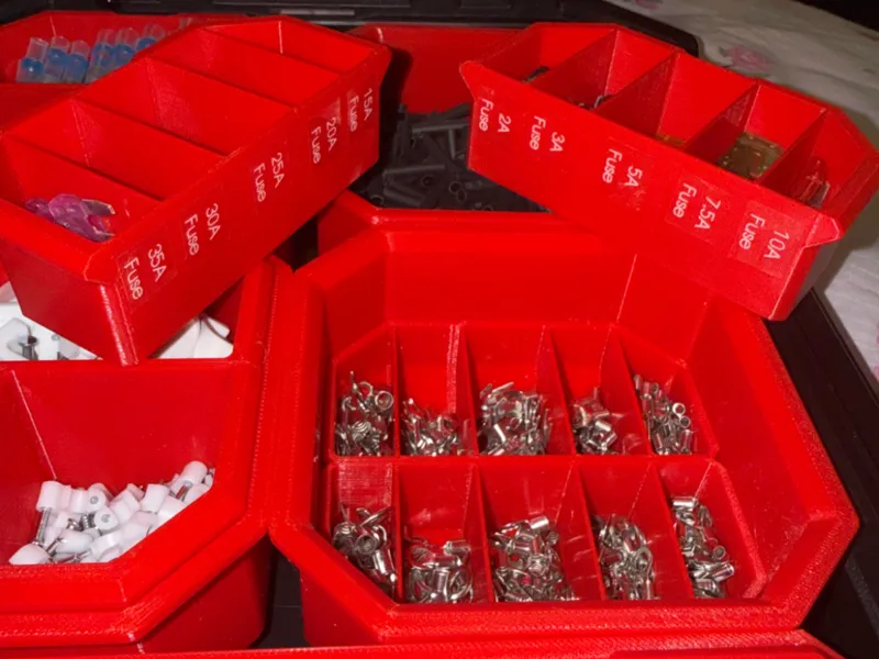 Half Size Divider for modified StackTech Bins