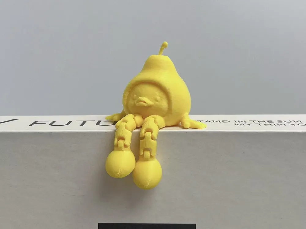 Articulated Pear Desktop Buddy Computer Ornament - Free 3D Print Model ...