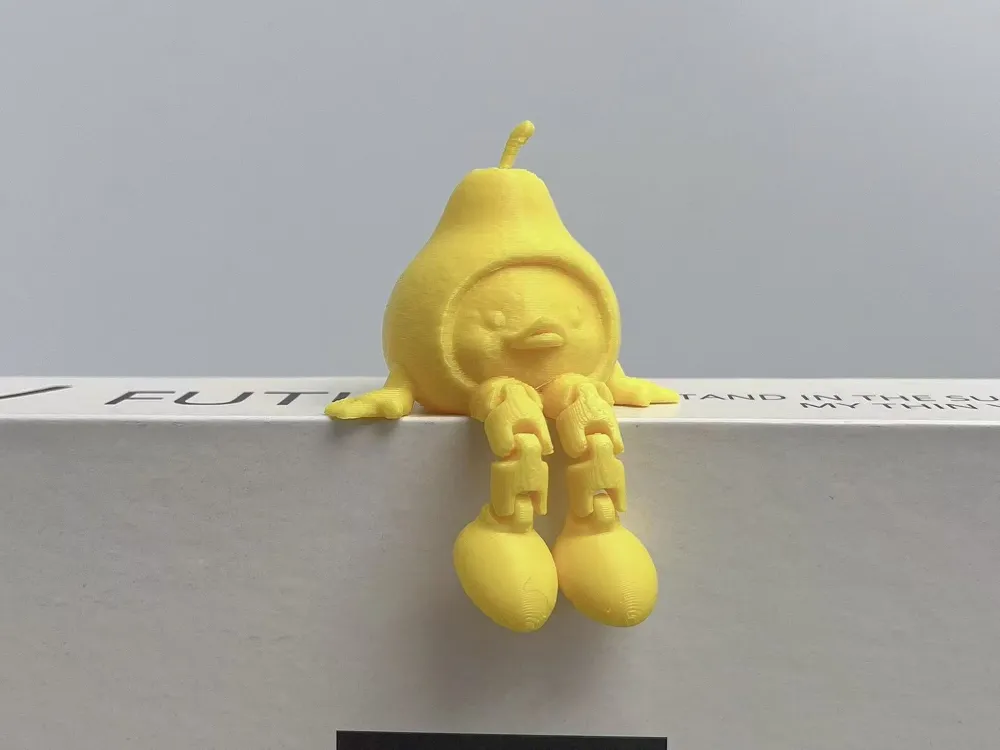 Articulated Pear Desktop Buddy Computer Ornament - Free 3D Print Model ...
