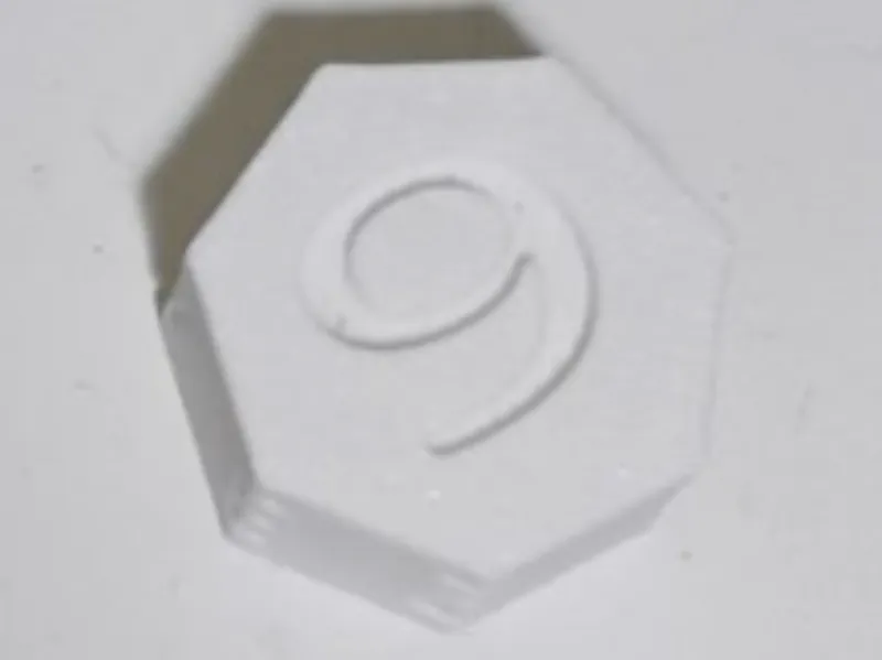 d9 - Denary 9, a fair dice with nine sides