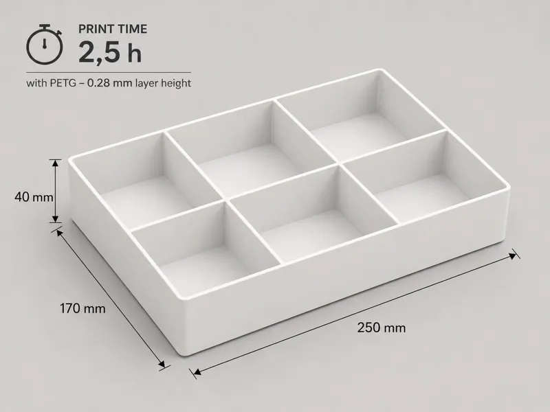 KUGGIS Organizer for IKEA MICKE  Fast Print 