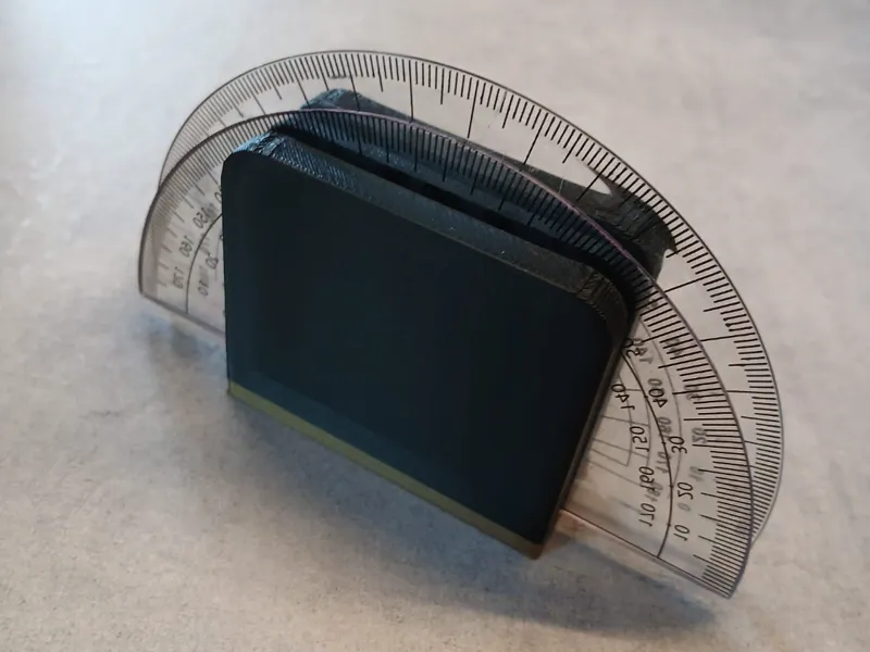 Simple protractor holder