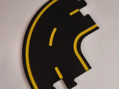 90º curve compatible with Rävunge