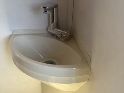 Caravan Corner Sink (with Cover)