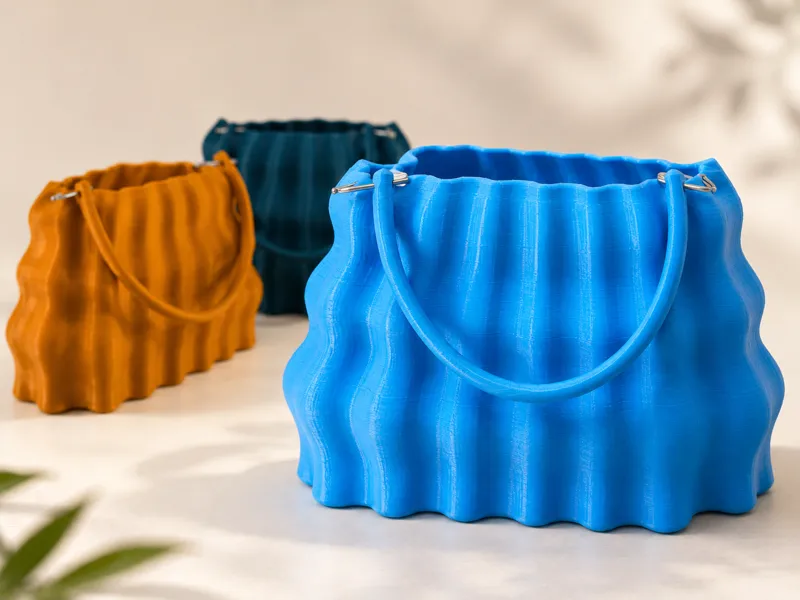 WaveShape Clutch Stylish Purse Inspired by the Sea
