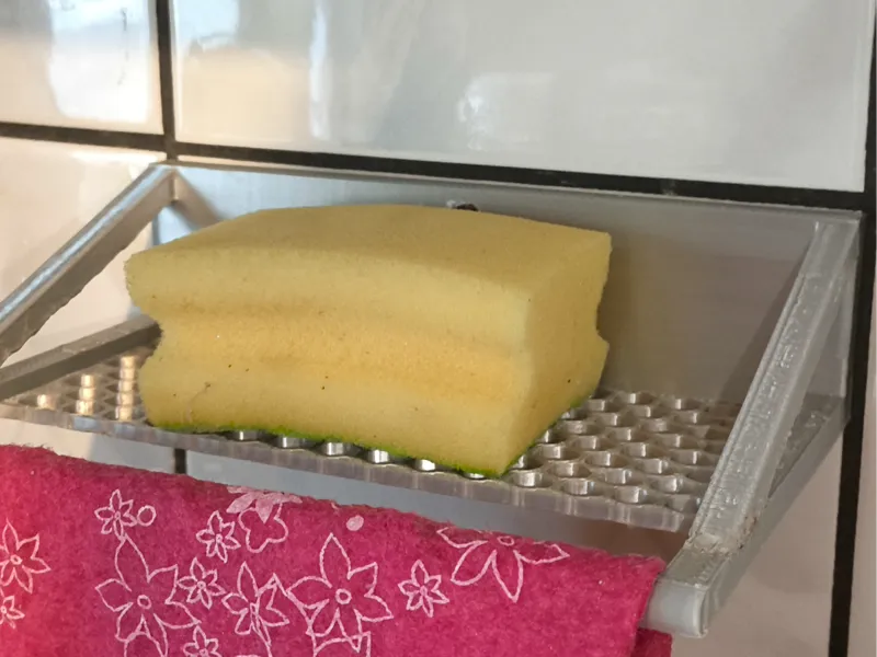 Wall Mounted Rag and Sponge Holder V1