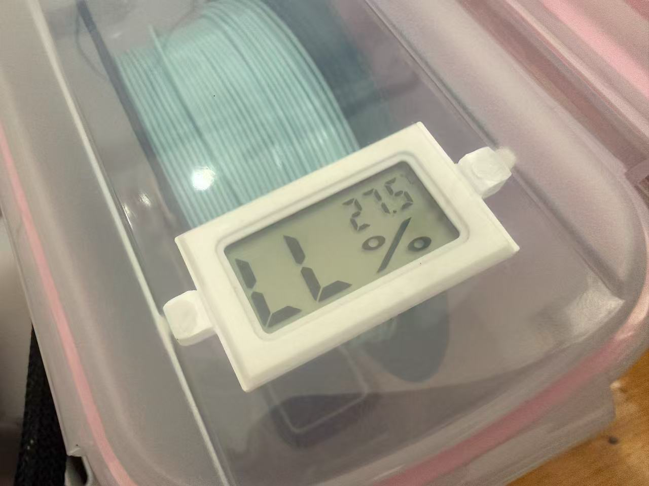 矩形温湿度计支架（蓝丁胶方案） 适合不平整表面