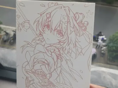 March 7th lithophane