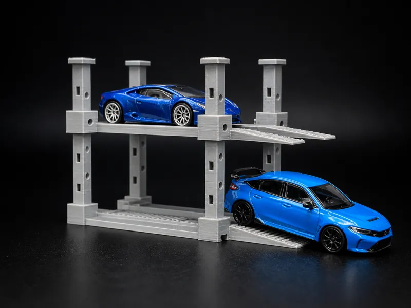 1/64 Stackable Diecast Display Diorama Rack