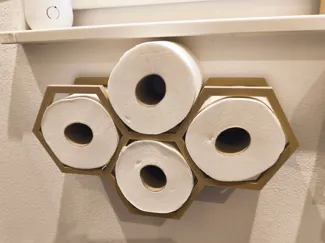 Toilettenpapierregal