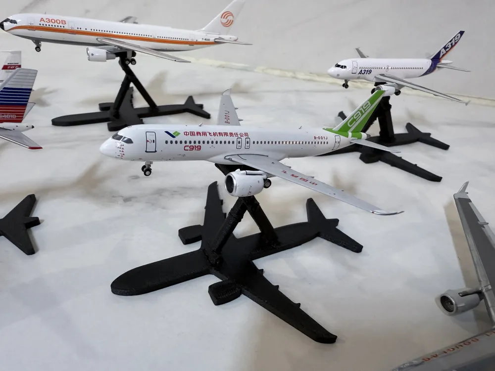 Ground-shadow design 1/400 scale aircraft model stand ground‑shadow ...