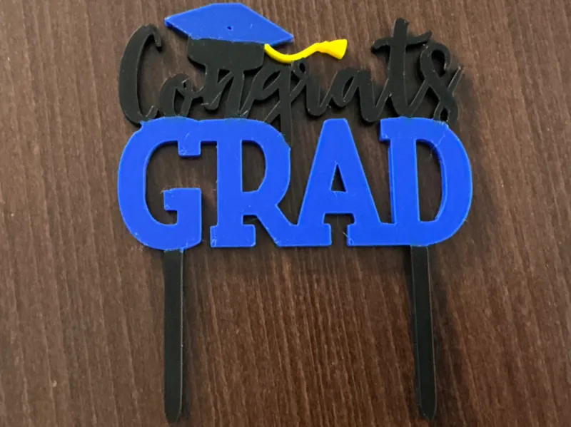 Graduation cake topper