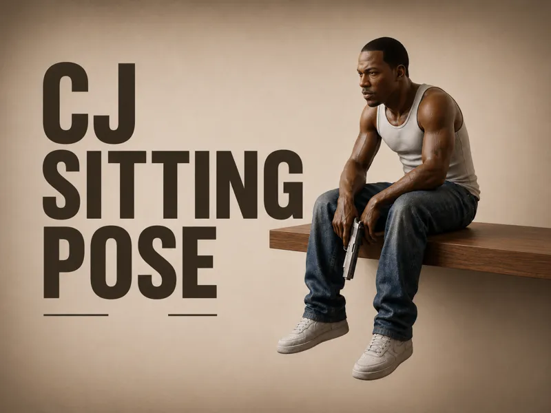 CJ Shelf Sitter Figure | GTA Inspired STL