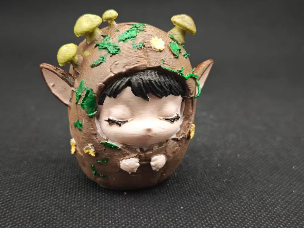 Tree Dol Tree Hole Doll - Free 3D Print Model - MakerWorld