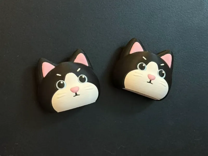 【奶牛猫冰箱贴】AMS多色打印/3.5cm高