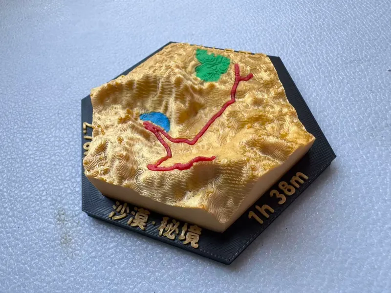 鸣沙山月牙泉轨迹