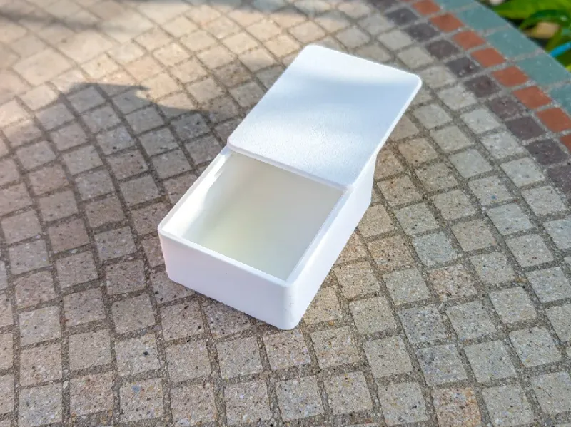 Storage Box with Snap-In Sliding Lid