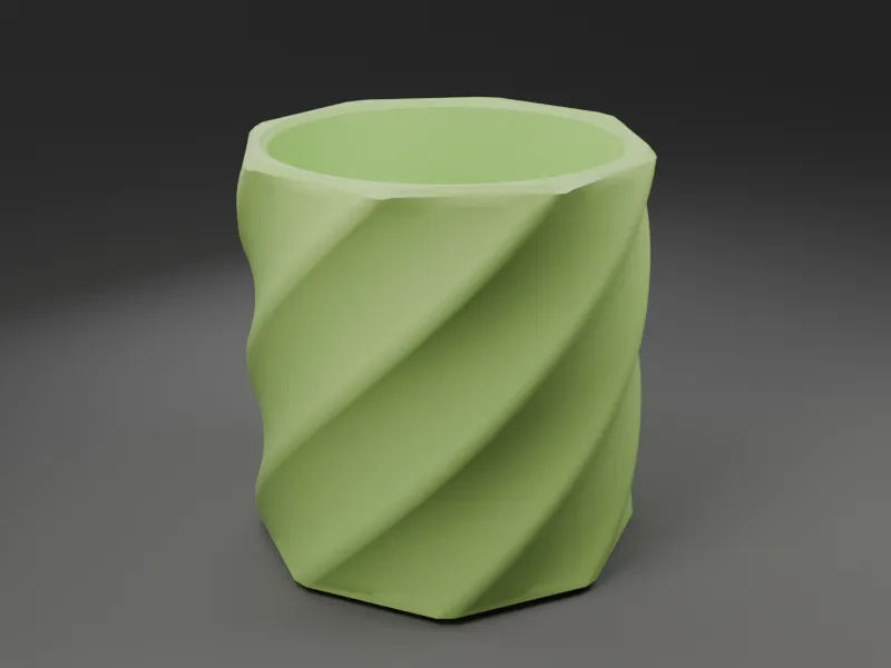 Twisted Pen Holder
