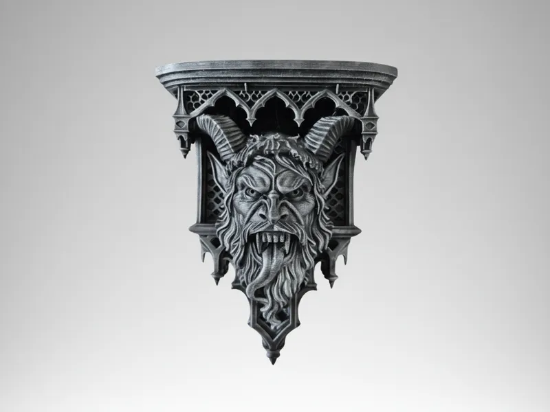 Krampus Shelf Gothic Decor 
