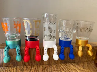 Articulated Shot Glass Drink Buddy