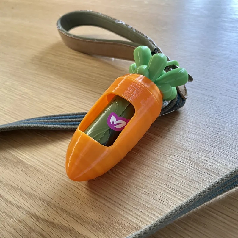 Carrot Shaped Doggy Bag Holder