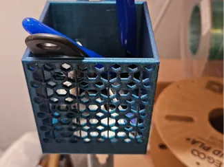 Clip-On Storage Basket for Metal Shelving Rack