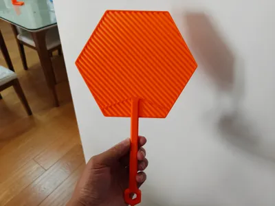 Hexagonal Hand Fan