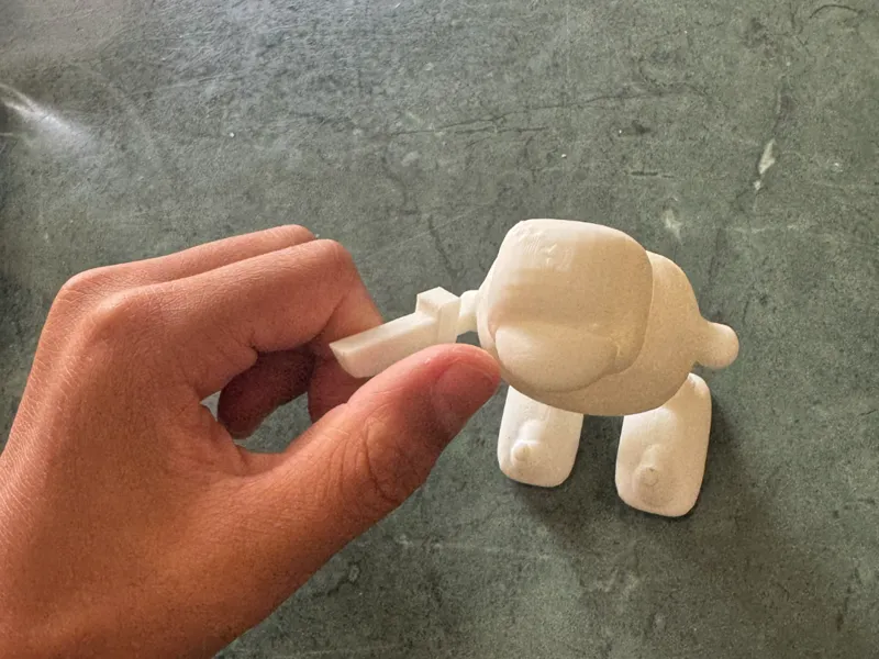 Mini pekka fidget stand and sit