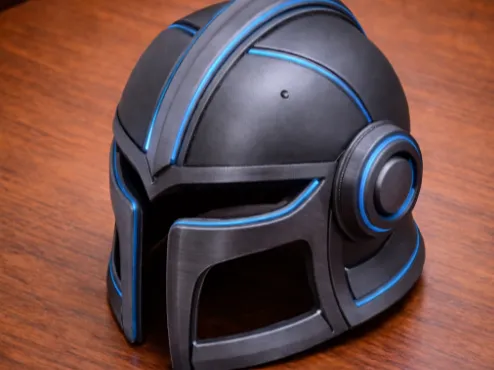 Futuristic helmet