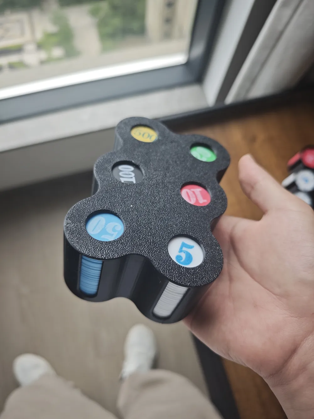 Chips (Round Objects) Organizer (Customizable) - Free 3D Print Model ...