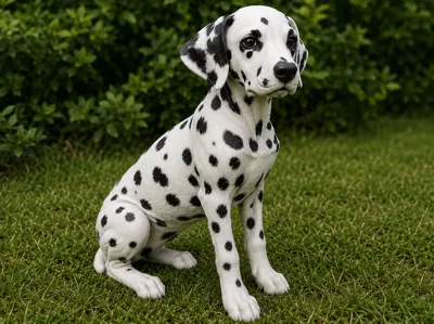 Realistic Dalmatian Puppy | 3D Figure