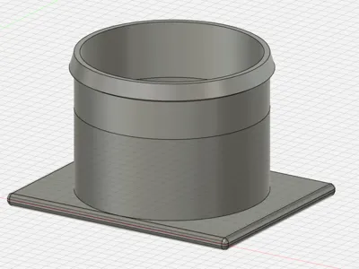 8cm Exhaust Duct Clip