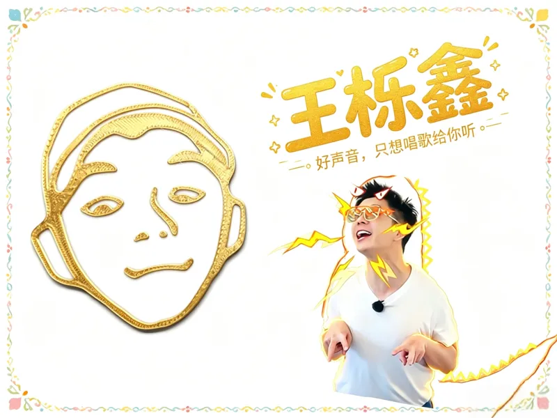 王栎鑫卡通人像应援吧唧-0713就业厚米团快乐老友记同款（无AMS可暂停换料打多色）