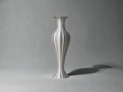 Vase - Silver Flute